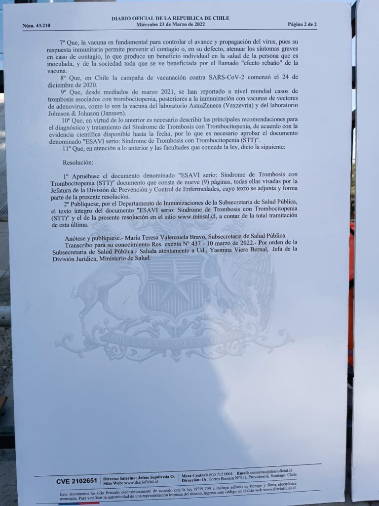 Diario Oficial de la República de Chile

