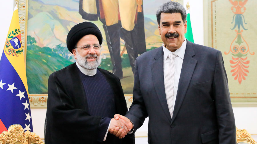Nicolás Maduro recibe a su homólogo de Irán, Ebrahim Raisí