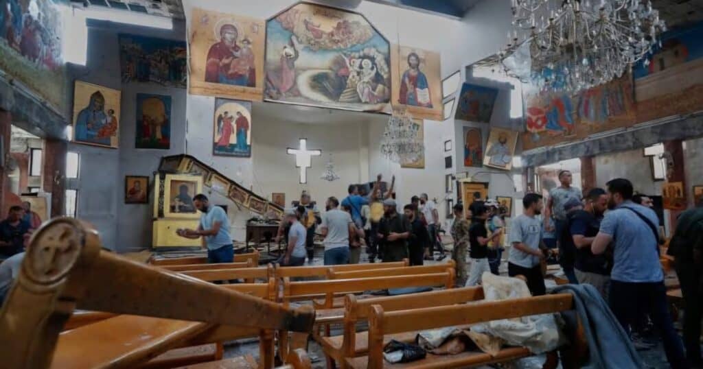 Conmoción global tras ataque suicida en iglesia ortodoxa de Damasco