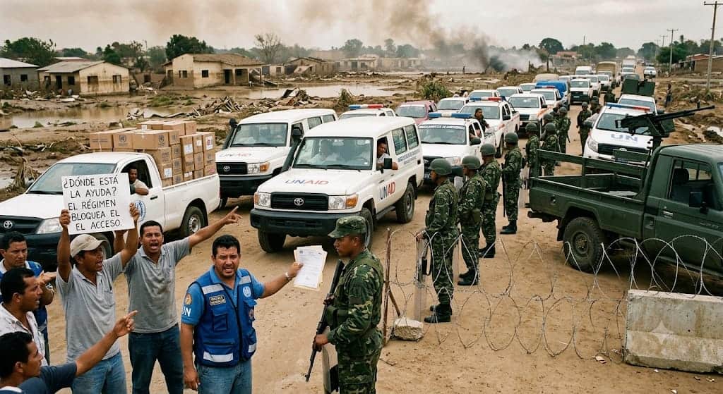 Obstrucción de ayuda humanitaria tras los terremotos en Venezuela