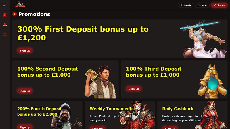 Image: Get Exclusive Offers and Login Now to Mr Jones Online Casino UK